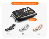 Xiaomi Bracelet 8Pro Siyah Konnektörlü Kayış - Pirinç Beyazı ve Açık Pudra - 8