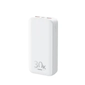 30000mAh Powerbank - Beyaz [12W Yavaş Şarj, Çift Giriş Çift Çıkış] - 1