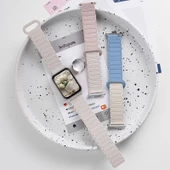 Xiaomi Bracelet 9Pro Yıldız Işığı Turuncu Silikon Manyetik Kordon - 6
