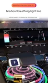 RGB Işıklı Yıldızlı Gökyüzü USB - Apple Şarj ve Data Kablosu - 2 Metre - 9