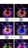 RGB Işıklı Yıldızlı Gökyüzü USB - Apple Şarj ve Data Kablosu - 2 Metre - 11
