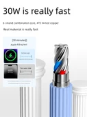 1.2m Beyaz USB Hızlı Şarj Data Kablosu (Model 1) - 3