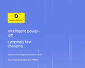Çift Başlıklı Type-C Data Kablosu PD100W Hızlı Şarj - Pembe 2m (Otomatik Kapanma) - 5
