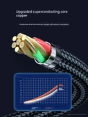 3'ü 1 Arada USB Şarj Kablosu - 1.5m Zeytin Yeşili + QC3.0 Hızlı Şarj Seti - 3