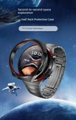 Huawei Watch4 Pro Uyumlu Uzay Keşfi Temalı Hidrojel Film Ekran Koruyucu - Mavi Dünya - 7