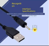 USB Şarj Kablosu - 1 Metre - 4.0mm Yuvarlak Uçlu - 6