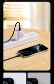 1.2m Beyaz USB Hızlı Şarj Data Kablosu (Model 1) - 11