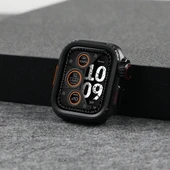 Apple Watch 44mm S6/5/4/SE Siyah Kasa + 2 Ekran Koruyucu Film - 1