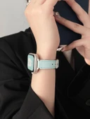 Redmi Watch 5 Lichi Desen Atina Siyahı Deri Kordon (Model 2) - 6
