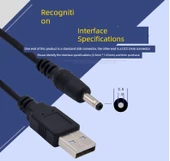 USB Şarj Kablosu - 1 Metre - 4.0mm Yuvarlak Uçlu - 5