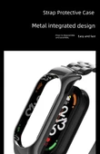 Xiaomi Mi Band 9 Seramik Uyumlu Çelik Kordon - Parlak Siyah - 8