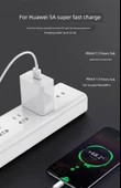40W Hızlı Şarj Aleti - Çift Type-C Şarj Kablosu 5A Fildişi Beyaz 2 Metre - 7