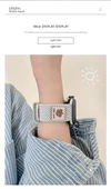Apple Watch 38mm S3/2/1 Uyumlu Bordo Naylon Örgü Kordon - 8