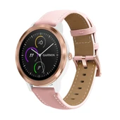 Garmin Venu 2s Siyah Deri Kordon - Rose Gold Tokalı - 9