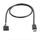 30cm DuPont 9Pin - Type-C Data Kablosu - 9
