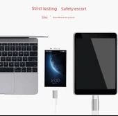 Çoklu Arayüz USB Adaptörü - Apple - Android Siyah Alaşım - 6