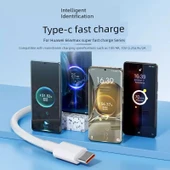 Type-C Hızlı Şarj Data Kablosu 120W 100W 2m - Üç Adet USB-A Arayüzü - 4