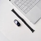 Xiaomi Mi Band 9 Seramik Kordon - Beş Boncuklu Seramik Siyah (Özel Versiyon) - 1