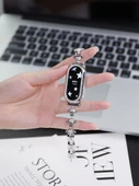 Xiaomi Bileklik 9 (NFC) için Metal Saturn Kordon - Gümüş - 1