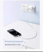 iPhone 8-14 için 45W PD Hızlı Şarj Lightning Kablosu - 1.5 Metre - 11
