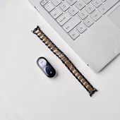 Xiaomi Mi Band 9 Seramik Kordon - Seramik Siyah Gül (Standart Versiyon) - 1