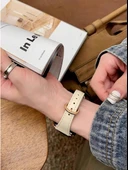Xiaomi Bracelet 8pro Kahve Kahverengi Deri Kordon ve Ekran Koruyucu Film - 5