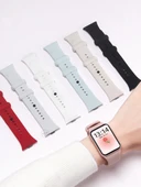 Xiaomi Bracelet 8 Pro Silikon Kordon - Kayısı Rengi - 6