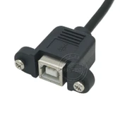 USB-B Yazıcı Uzatma Kablosu - 0.3m - Düz Başlık - 6