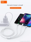 Üçlü USB 2.0 Data Kablosu - 2 Metre - Beyaz (Tekli Paket) - 6