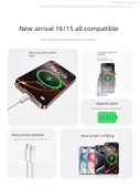 iPhone 16/15 Serisi 45W Şarj Aleti + 1.0m Çift C Tipi Örgülü Hızlı Şarj Kablosu - 6