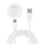 Huawei Watch GT Cyber Kablosuz Şarj Aleti - Beyaz thumbnail 4