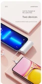 10000mAh Hızlı Şarj Taşınabilir Powerbank - Yeşil (Apple + Type-C/Huawei) thumbnail 11