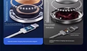 iPhone 8-16 için Magsafe Manyetik 30W Çift Port Mor Şarj Seti ve Manyetik Halka - 8