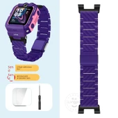 Huawei 4X Çocuk Akıllı Saat Naylon Kordon - Şarap Kadehi Köpek Yavrusu - Sis Moru thumbnail 1