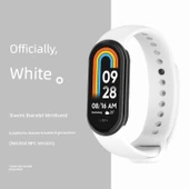 Xiaomi Mi Band 8 Beyaz Silikon Kordon - 1