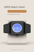 Manyetik Saat Şarj Standı - Siyah - OPPO Watch X2, 4pro, One Plus Watch 2, 3, 3Pro, SE - 6