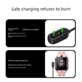 Little Genius Z6S/Z6A/Z6Pro Akıllı Çocuk Saati Şarj Kablosu ve Adaptörü - 4