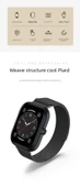 Honor Haylou Xiaomi Akıllı Saatler için Milanese Manyetik Kordon - Gül Pembe - 8