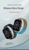 Honor Haylou Xiaomi Akıllı Saatler için Milanese Manyetik Kordon - Gül Pembe - 7