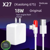 Vivo X27 (Snapdragon 675) Hızlı Şarj Aleti + 1 Metre Kapsül Kablo (Oyun) - 1
