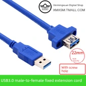 Yüksek Hızlı USB 3.0 Uzatma Kablosu - 0.5m Mavi - 1
