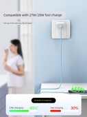 100W 1m USB Type-C - Type-C Şarj Kablosu - Gri Örgülü - 3