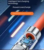 Hızlı Şarj USB Kablosu PD Arayüzü 1m - Mavi - 11