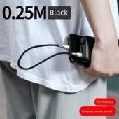USB-C Lightning Hızlı Şarj Kablosu - Siyah 0.25m (PD20W Hızlı Şarj) - 1