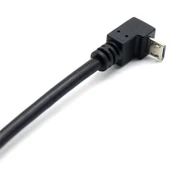 Micro USB Dirsekli Data Kablosu 2A Hızlı Şarj - 25cm - Sağ Açılı - 4