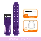 Little Genius Z7S Akıllı Saat Kordonu - Fengxin Mor + Şeffaf Kılıf thumbnail 1