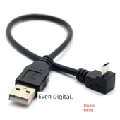 Micro USB Dirsekli Data Kablosu 2A Hızlı Şarj - 50cm - Sağ Açılı - 5