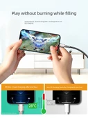USB-C Lightning Hızlı Şarj Kablosu - Siyah 0.25m (PD20W Hızlı Şarj) - 4