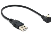 Micro USB Dirsekli Data Kablosu 2A Hızlı Şarj - 25cm - Sağ Açılı - 11