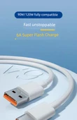 Redmi K70 Pro 120W Hızlı Şarj USB-C Data Kablosu - 2 Metre - 6